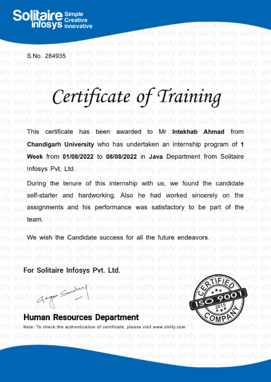 Java Training